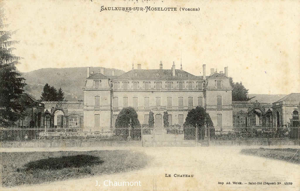 SaulxuressurMoselotte/SaulxuressurMoselotte. Le Chateau